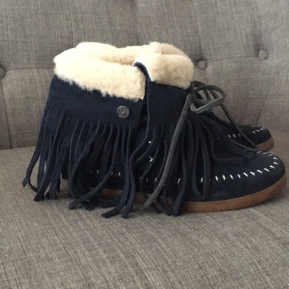 Koolaburra Shoes - Koolaburra mocky moc moccasin wedge bootie